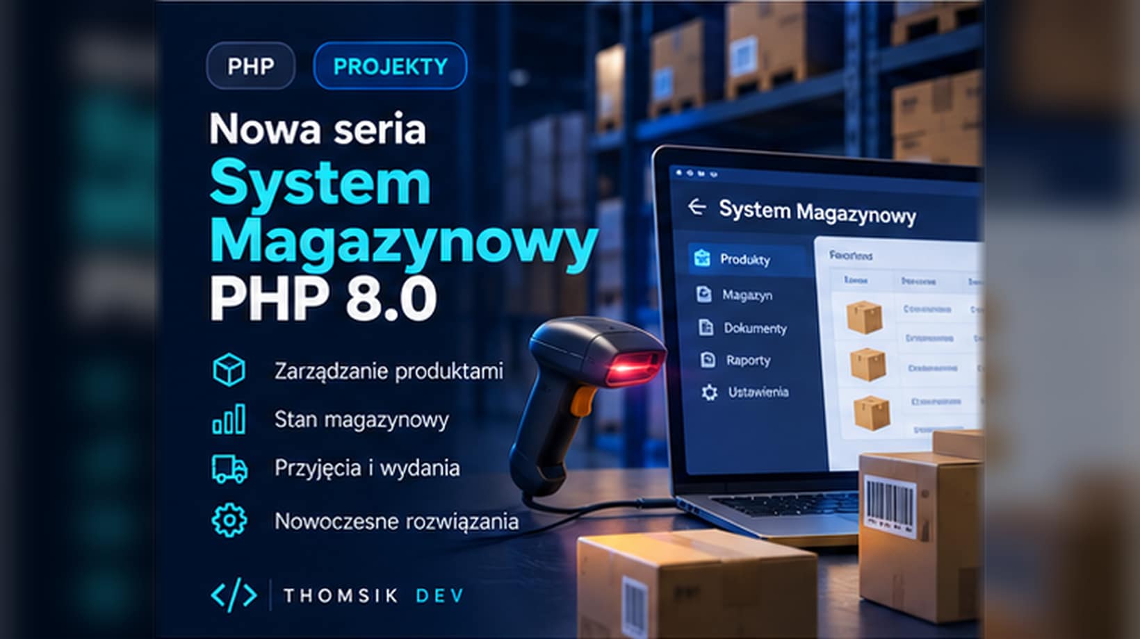 Nowa seria System Magazynowy PHP 8.0