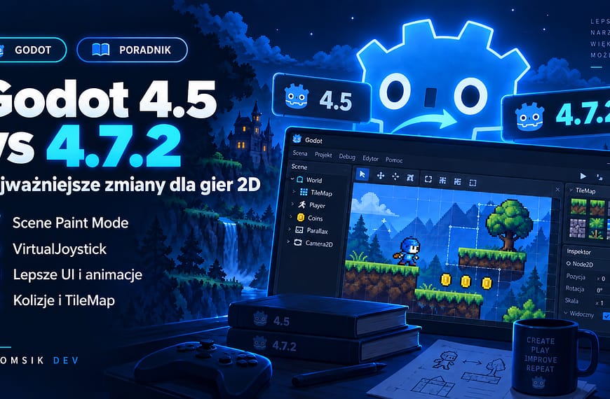 Godot 4.5 vs 4.7.2: Zmiany dla gier 2D